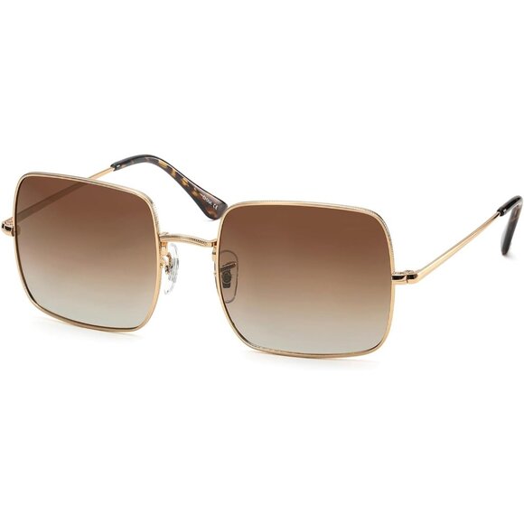 Accessories - Women Men Polarized Vintage Retro Metal Frame Trendy Sun Glasses